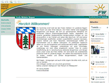 Tablet Screenshot of fw-landkreis-regen.de